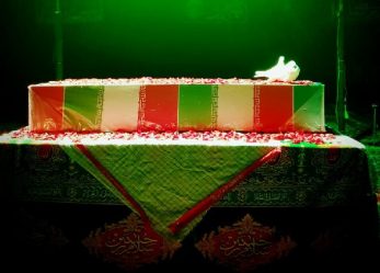 آئین وداع با شهید «مسعود سیاه چاهی» در آخرین شب عزاداری حزب موتلفه اسلامی برگزار شد