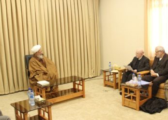 حبیبی در دیدار آیت‌الله جوادی آملی: احزاب دینی می‌توانند سپر بلایای نظام باشند/ تحزب اسلامی هیچ مغایرتی با حکومت ولایت فقیه ندارد