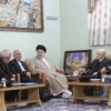 گزارش تصویری دیدار جمعی از اعضای شورای مرکزی حزب موتلفه اسلامی با آیات عظام نوری همدانی، جوادی آملی و حجت‌الاسلام شهرستانی