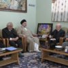 گزارش تصویری دیدار جمعی از اعضای شورای مرکزی حزب موتلفه اسلامی با آیات عظام نوری همدانی، جوادی آملی و حجت‌الاسلام شهرستانی