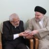 گزارش تصویری دیدار جمعی از اعضای شورای مرکزی حزب موتلفه اسلامی با آیات عظام نوری همدانی، جوادی آملی و حجت‌الاسلام شهرستانی