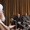 گزارش تصویری دیدار جمعی از اعضای شورای مرکزی حزب موتلفه اسلامی با آیات عظام نوری همدانی، جوادی آملی و حجت‌الاسلام شهرستانی