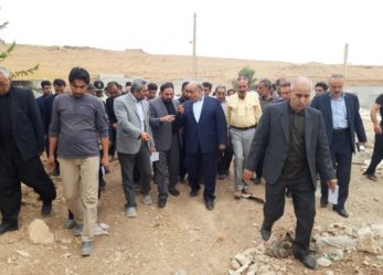 دیدار استاندار کرمانشاه و هیات همراه از پروژه ساخت منازل مسکونی روستایی زلزله به دعوت دبیر استان از ایشان برای حل مشکلات موجود در استان
