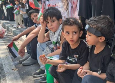 تجمع بانوان حزب موتلفه اسلامی در حمایت از مادران و کودکان مظلوم غزه