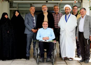 بازدید دبیرکل حزب مؤتلفه اسلامی از مرکز توانبخشی و آسایشگاه جانبازان شهید بهشتی (ره)