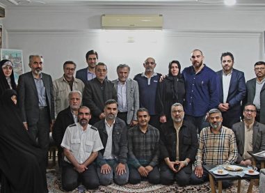 دیدار دبیرکل حزب مؤتلفه اسلامی با جهان‌پهلوان امیرحسین زارع