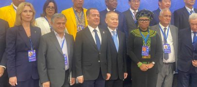 دیدار محمدعلی امانی با دیمیتری مدودف در سوچی روسیه