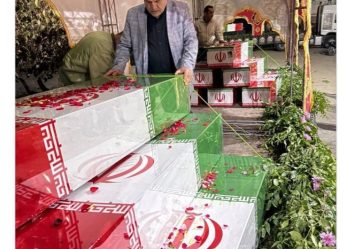 وداع و تجدید بیعت دبیرکل حزب موتلفه اسلامی با شهدا در سالروز شهادت حضرت فاطمه (س)   