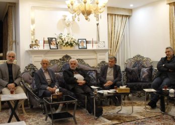 دیدار دبیرکل حزب مؤتلفه اسلامی با خانواده شهید نوائی لواسانی