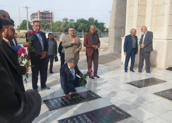 ادای احترام دبیرکل حزب مؤتلفه اسلامی به مقام شهدای گمنام بندرعباس  ‌